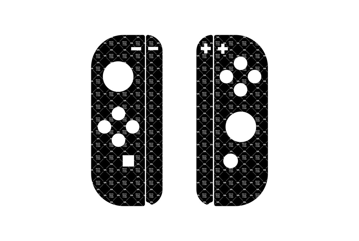 Nintendo Switch JoyCon skin cut template For cutting or Etsy