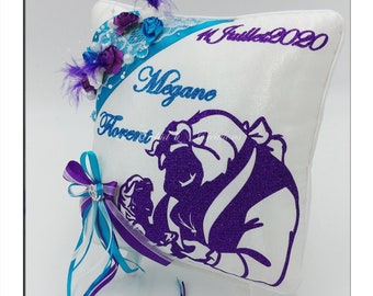 Coussin alliances Mariage -  Thème: Féerique, Bella