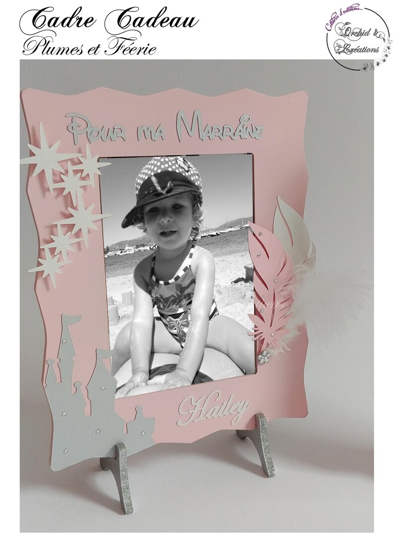 Cadre Poème Gravé Pour Parrain Et Marraine - Baptême, Noël