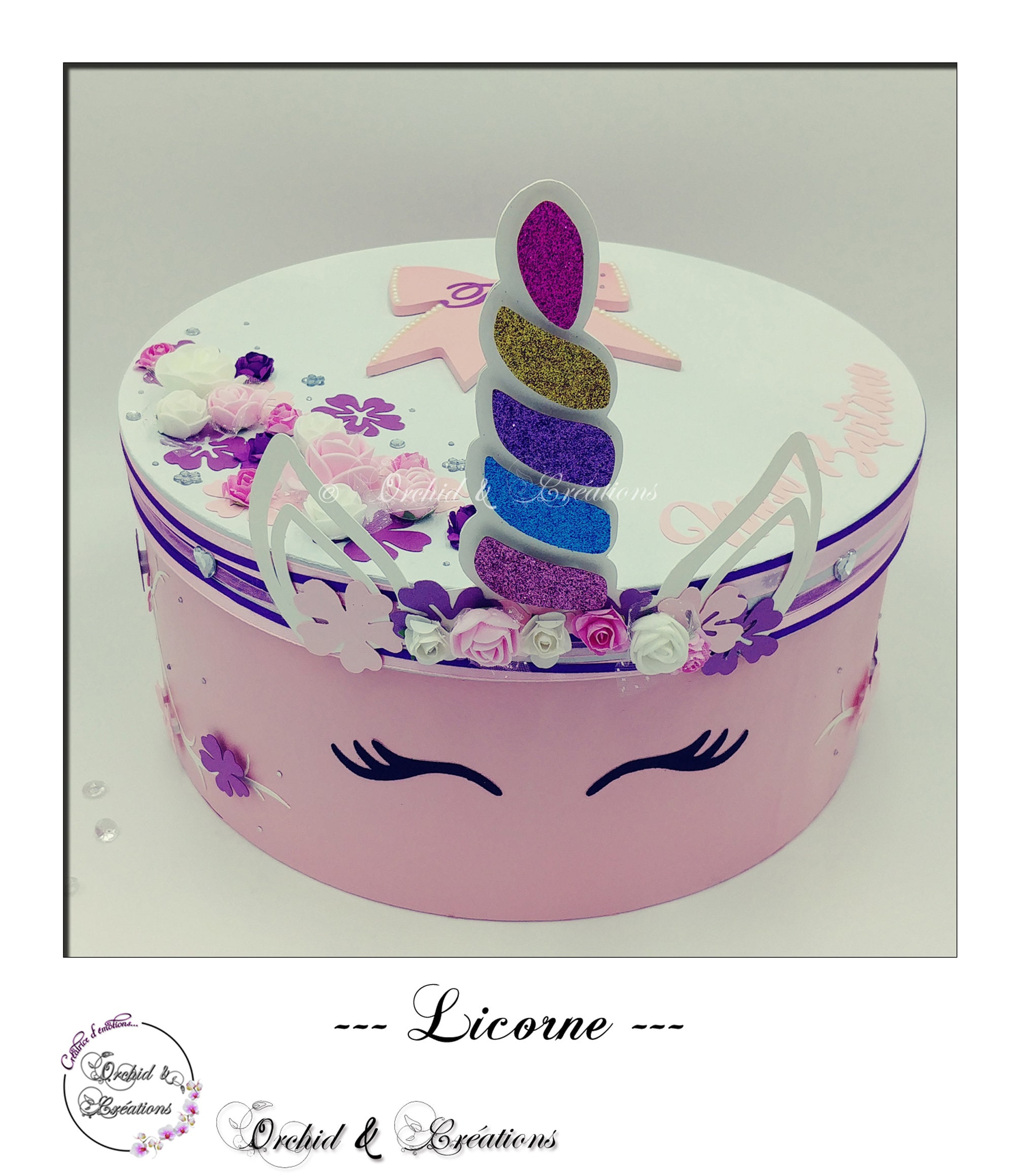 Urne Licorne Pour Le Baptême ou La Communion de Votre Enfant.