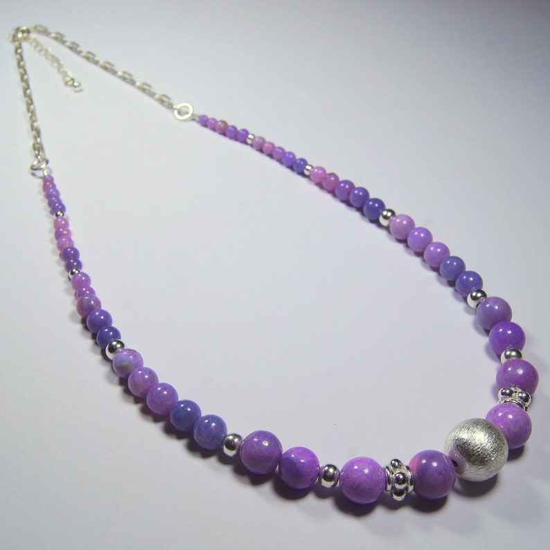Purple Opal necklace /& Earrings Jewelry for her Lavender Opal Silver Jewellery Set Classic jewellery gifts Unique Gemstone Jewellery
