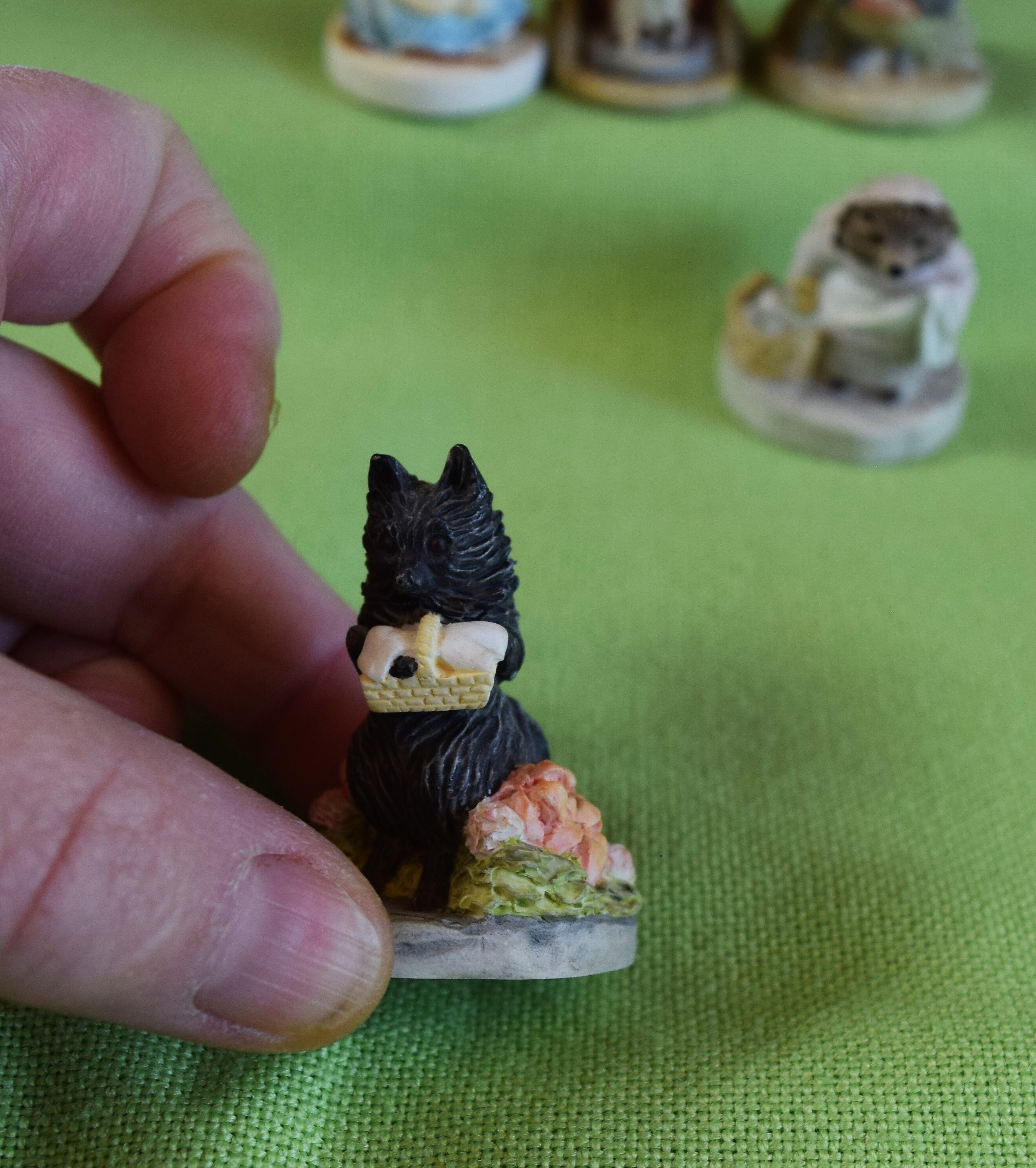 Lenox 1996 Beatrix Potter Thimble Figurines, Miniatures, Sold