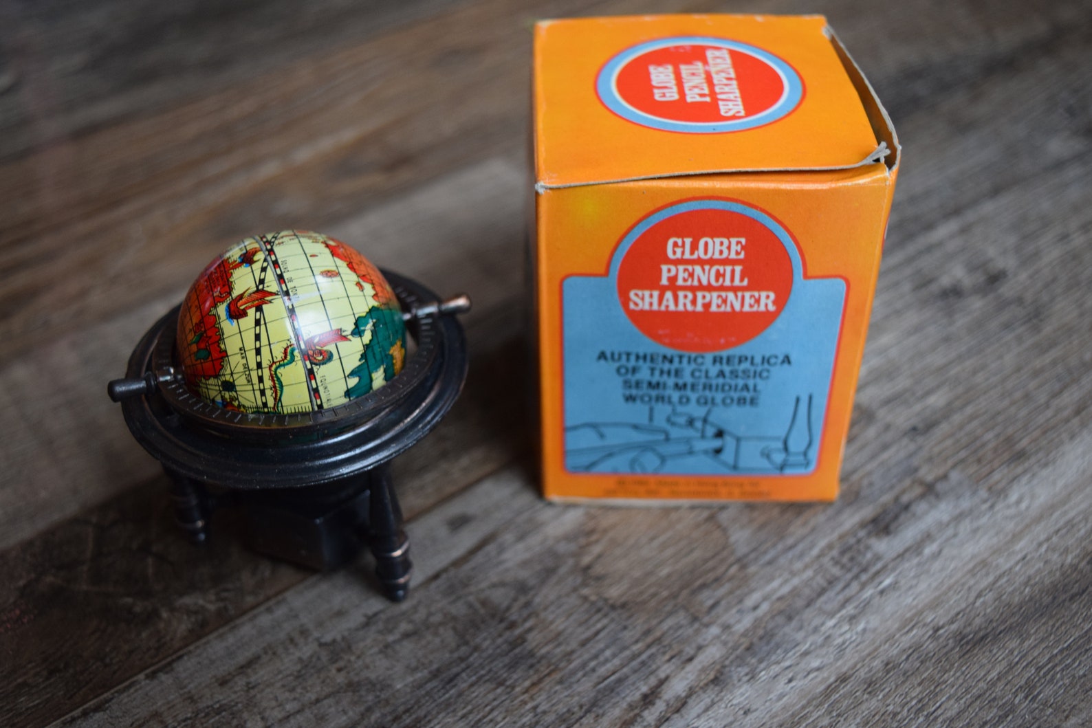 Globe Pencil Sharpener Giftco Miniature World Glove Etsy