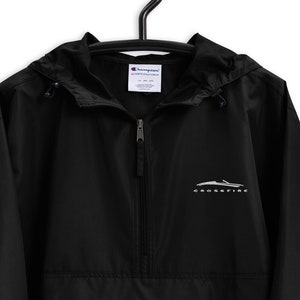 Chaqueta de conducción unisex plegable con el logotipo de Champion bordado personalizado Crossfire Roadster para amantes de los automóviles, perfecta para guardar en la guantera de su automóvil