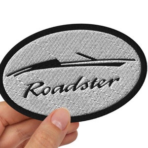 Chrysler Crossfire Roadster Oval Embroidered Patches for Jackets Pants Jeans Shirts Hats, Crossfire Car Lovers Patch, Sew On, Only Here