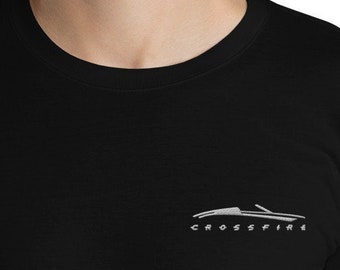 Crossfire Auto Crossfire Roadster Liebhaber Shirt Fahren bestickt Kurzarm Unisex T-Shirt