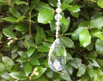 Crystal Suncatcher/Rainbow maker/Suncatcher/Regalo Housewarming/Regalo di compleanno/Cristallo Arcobaleno/Regalo di Cristallo/Ciondolo di cristallo/Boho Suncatcher