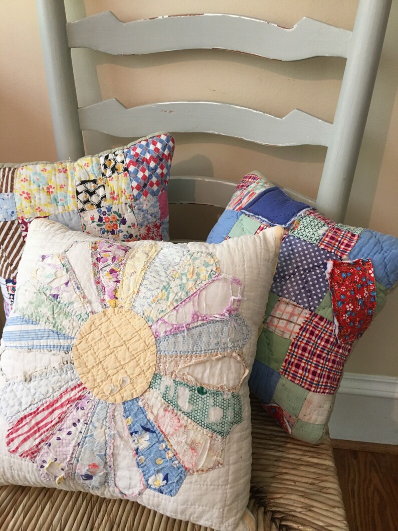 Vintage Quilt PillowsVaries 12 20 Etsy