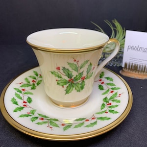 Lenox Holiday Filiżanka do kawy i spodek
