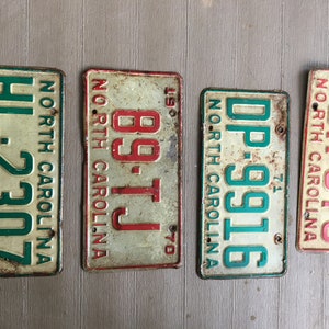 NC/SC License Plates