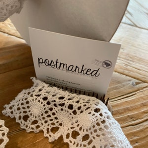 1 1/2”  White Cotton Ruffled Lace Trim
