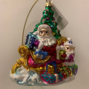 Christopher Radko - &#39;Trim A Tree-o&#39; Christmas ornament / 2000