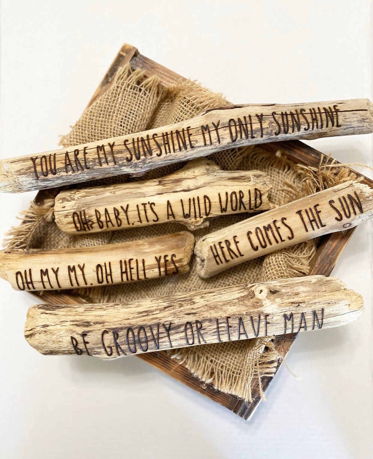 Custom Saying Driftwood Sign | Etsy