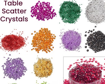 Table Scatter Confetti Crystals Diamonds Rhinestones Scatters Crystals Acrylic Diamonds for Table Centerpiece Wedding Decoration, 2000pcs