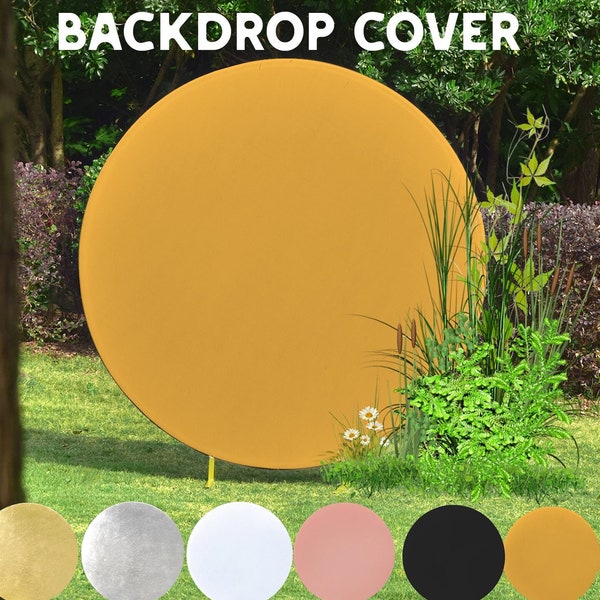 Round Backdrop Cover Circle Backdrop Arch Backdrop Cover Balloon Arch Sign Photo Background Baby Shower Birthday Wedding Photo Background