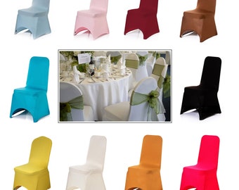 Spandex Chair Covers Dining Chair Covers Wedding Chair Covers Stretch Slipcover for Wedding, Banquets, Event, Party Dining Table Decoration