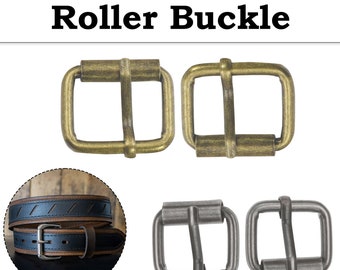 25mm Metal Roller Buckles Metal Hardware Pin Buckles Square Single Prong Buckles Heavy Duty Belt Buckles for Bags, Bets, Dog Collar, etc.