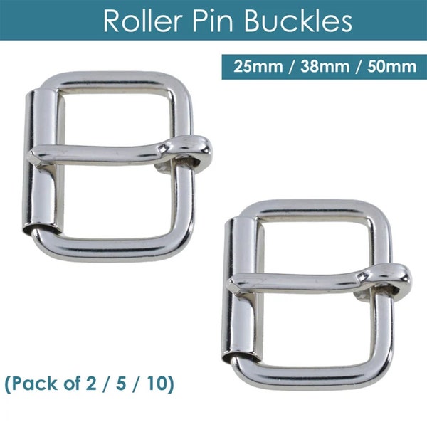 25mm - 50mm Single Prong Heavy Duty Messing Rollschnalle für Schuhe, Handtaschen, Bekleidungszubehör, Gepäcktaschen, Lederhandwerk