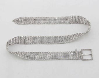 silver chain belt etsy
