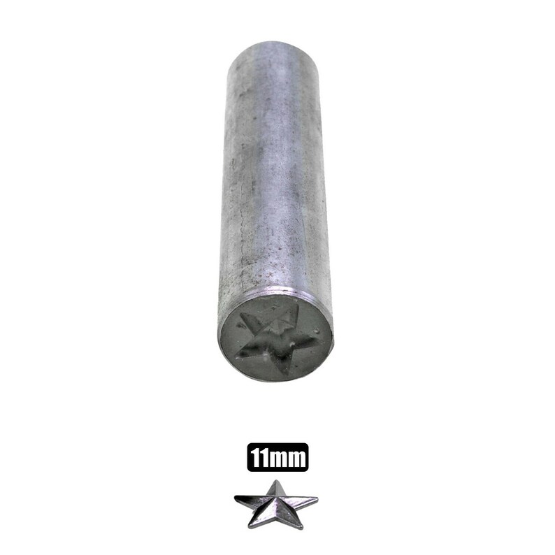 11mm/19mm Star Studs With Pin Rivets & Hand Tool For Leather Etsy