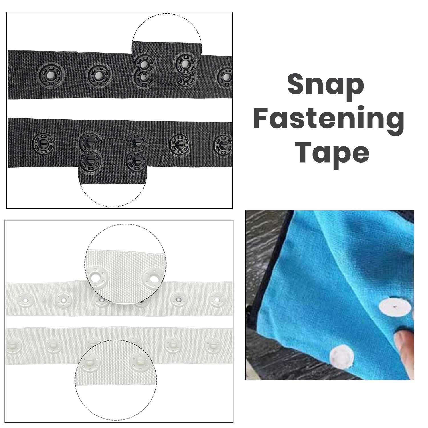 Buy Narrow Snap Popper Tape,8mm Slim Width Ribbon,mini Press Studs  Trim,3.5cm Gap for Discreet & Baby Crotch Fasten,non Rust Snaps,neotrims UK  Online in India 