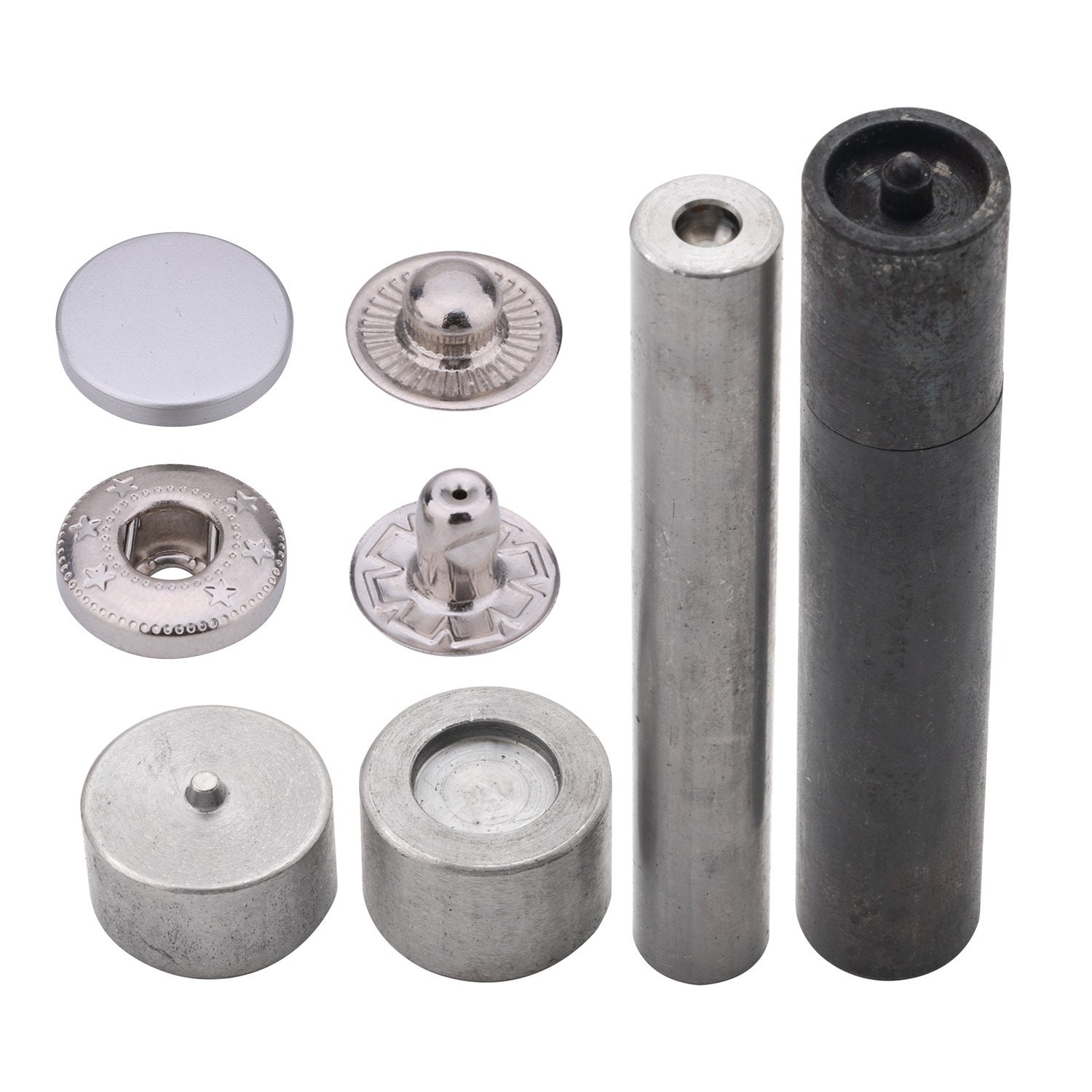 4 Part S Spring Press Studs With Fixing Hand Tool 10mm15mm Etsy UK
