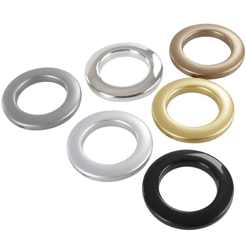 Curtain Eyelets and Rings Clips Grommets Different Colours Etsy