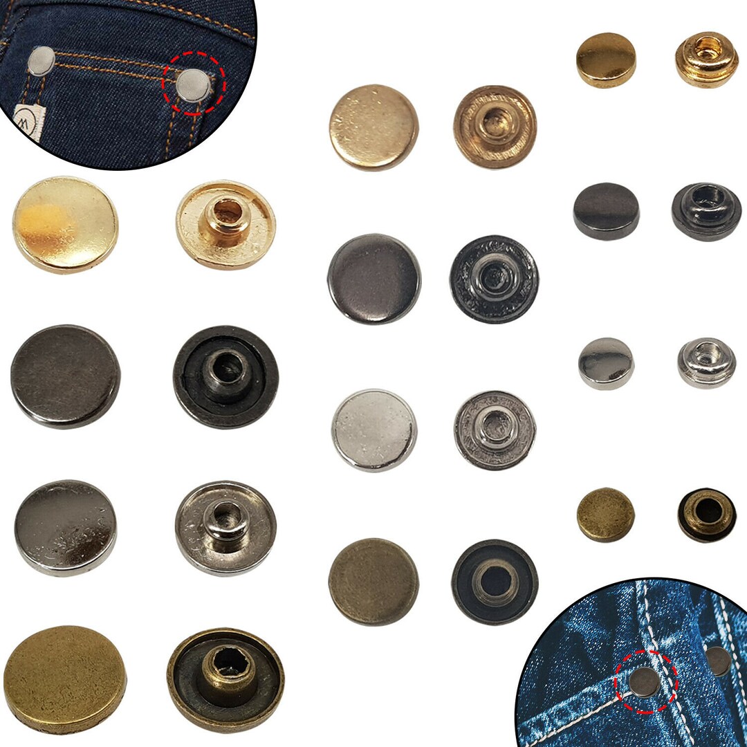 Flat Head Stud Rivets With Alloy Pins for Decorating Etsy