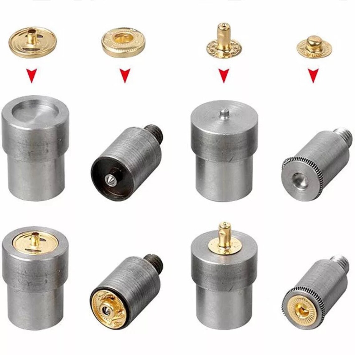 10mm20mm S Spring Press Studs Setting Dies Set For Green Hand Etsy