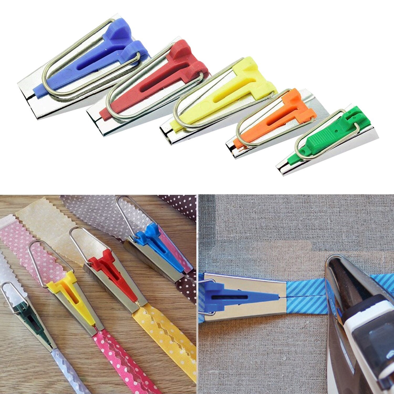Plastic Multicolor Sewing Clips Supplies for Binding Knitting