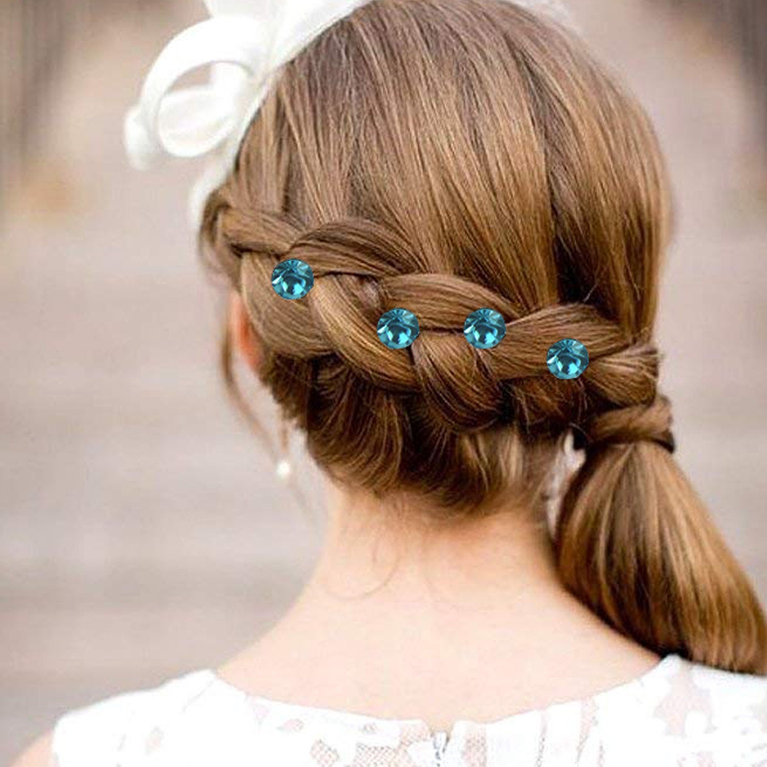 Crystal Diamante Hair Pins Rhinestones Clips Grips for Prom Etsy UK