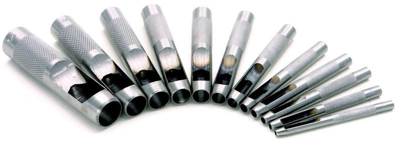 Punzone Per Pelle 0,8mm In Acciaio Al Carbonio - Per Forare Cinture, Orologi E Materiali Morbidi - Foto 5