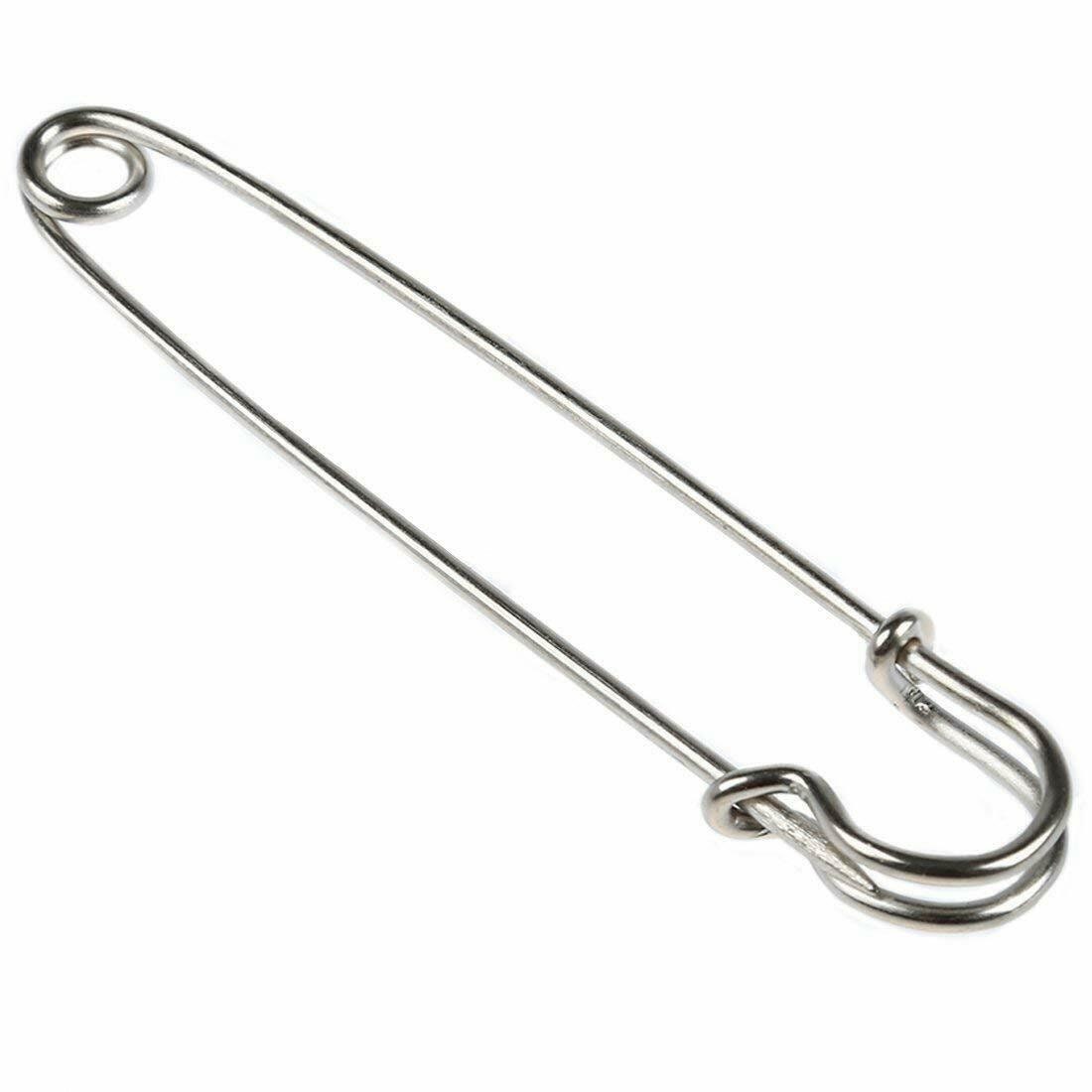 50mm Silver Safety Pins Scarf Pins Large Sewing Craft Etsy UK