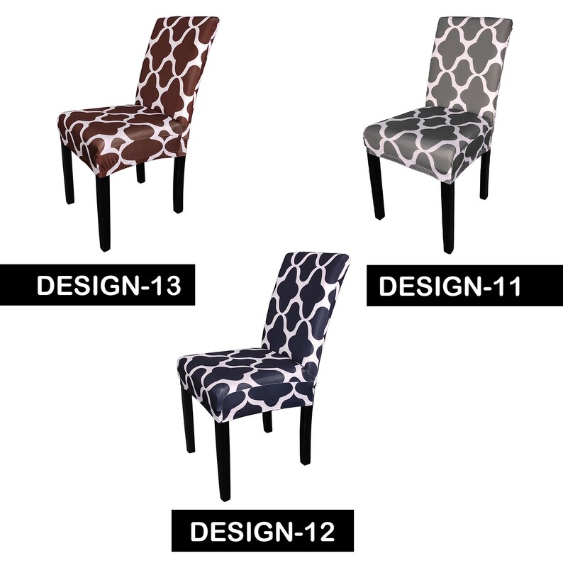 Dining Chair Covers Spandex Chair Slipcover Washable Removable Etsy