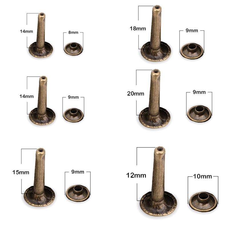 Extra Long Leather Rivets Replacement Double Cab Studs Tabular Etsy UK