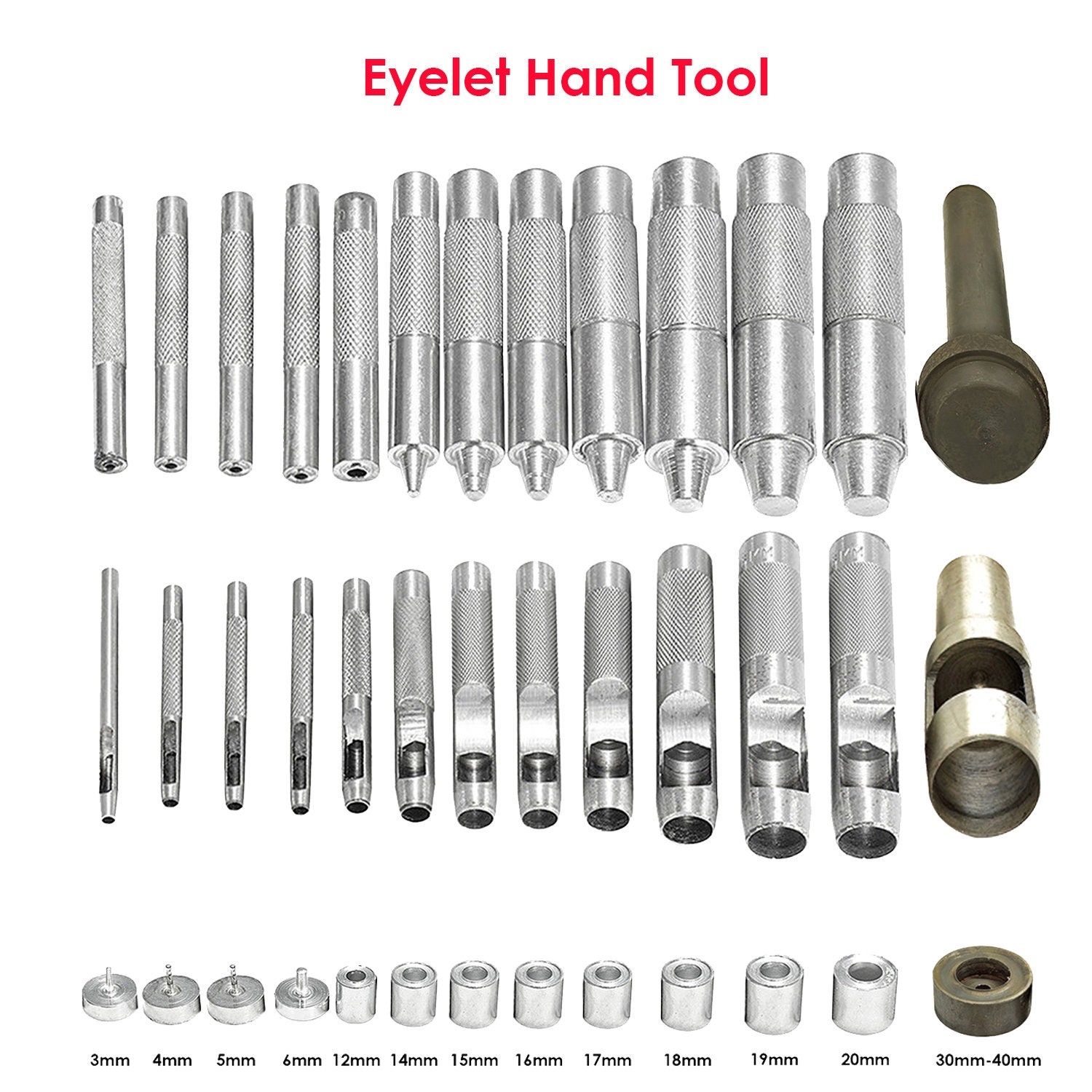 Hand Punch Tool Set Press Studs Snap Poppers Eyelet Rivets Etsy UK