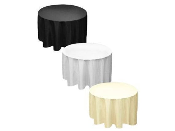 Polyester Round Table Cloth Cover For Wedding Birthday Party Polyester Round Table Cloth Cover For, Tablecloth For 20 Inch Round Table