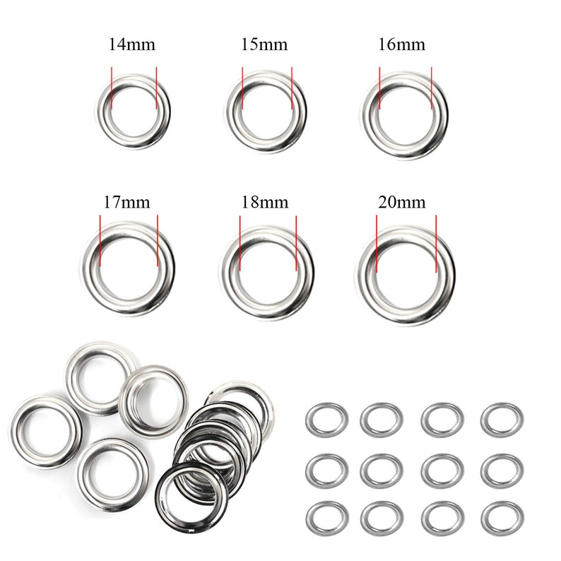 14mm 20mm Brass Eyelets Grommet With Washers for Banners Etsy UK