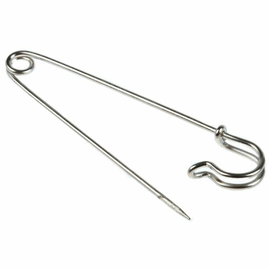 50mm Silver Safety Pins Scarf Pins Large Sewing Craft Etsy UK