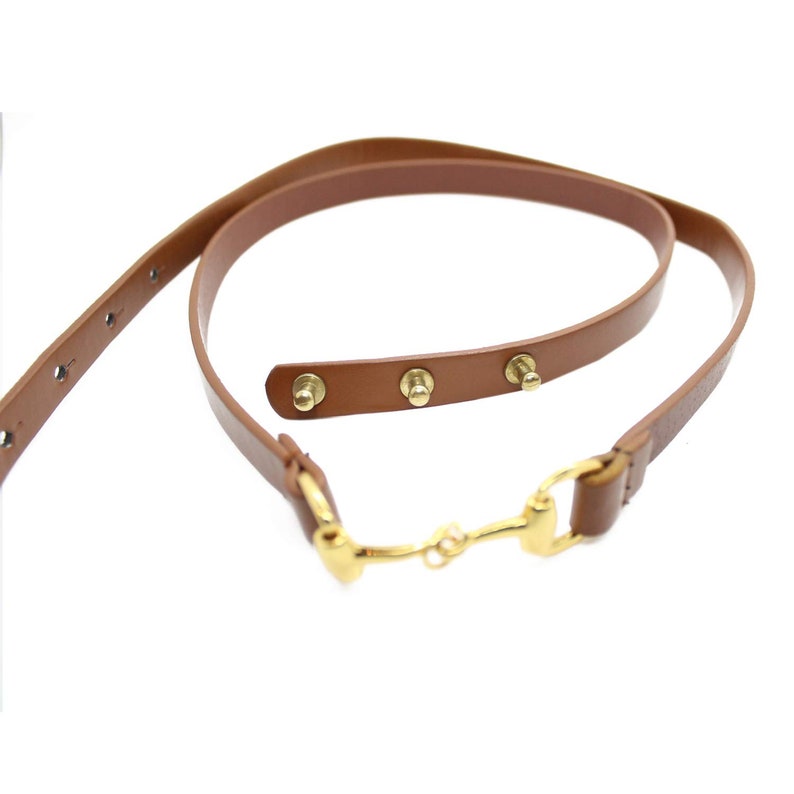 Women Brown Leather Waist Belt With Stylish Gold Hook Clasp | Etsy UK