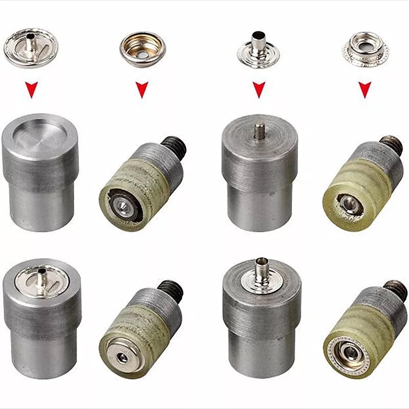 12.5mm17mm 4 Parts Press Studs Fixing Dies W/O Green Hand Etsy