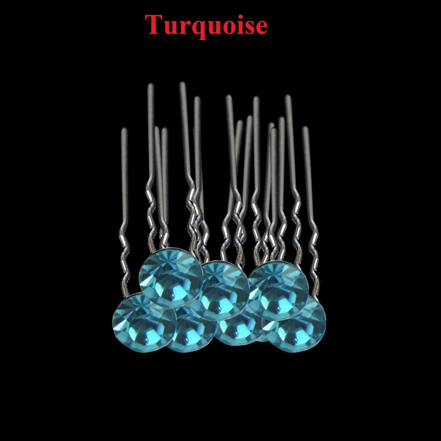 Crystal Diamante Hair Pins Rhinestones Clips Grips for Prom Etsy UK