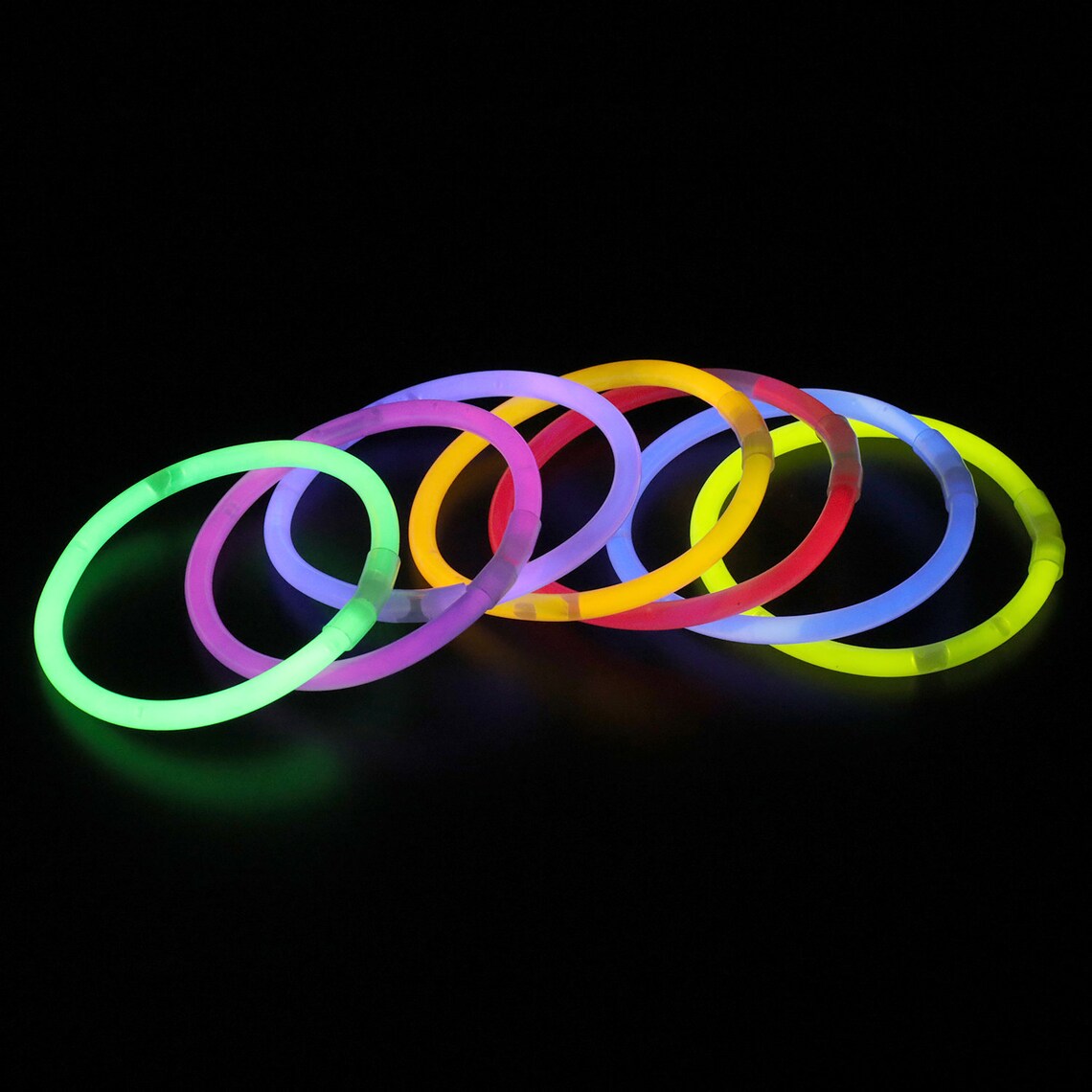 Neon Light Glow Sticks Party Pack Glow Sticks With Connector Etsy