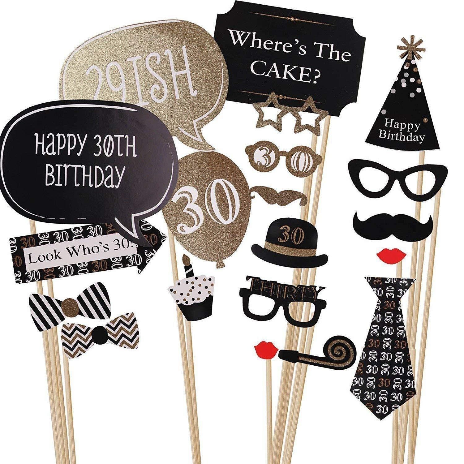 20pcs Birthday Party Props Selfie Photo Booth Party Etsy