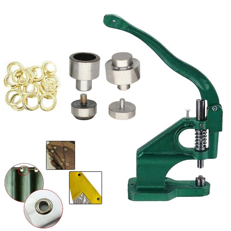 Green Grommet Hand Press Punch Machine with Hole Cutting & Etsy