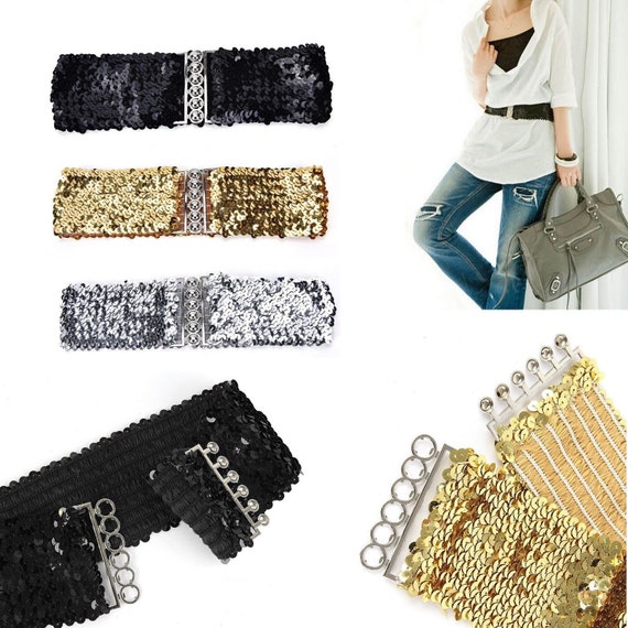10mm Shiny Silver Kids Waist Belt Girls Fashion Formal Casual Daily Party Dress