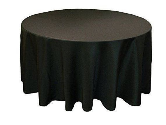 Round Table Cloth Cover Cotton For Wedding Birthday Party Image 0