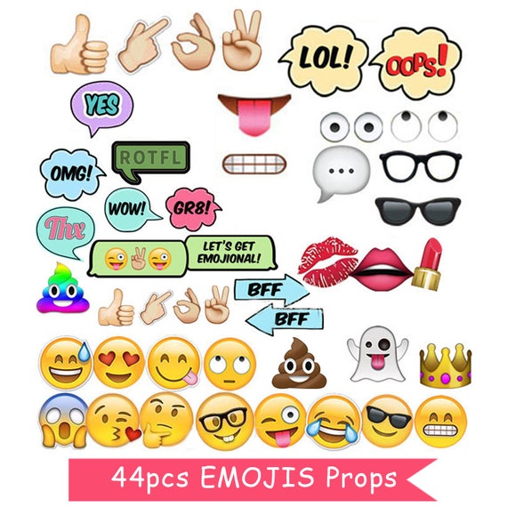 Selfie Photo Booth Emoji Funny Reaction Tag Party Props - Etsy Selfie Photo Booth Emoji Funny Reaction Tag Party Props - Etsy
