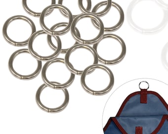 Silver O Ring Non Welded Stainless Steel Buckle for Backpack Handbag Purses Art & Crafts Work Hardware Available in 2-50pcs