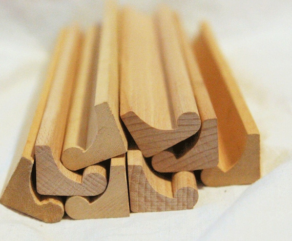 Scrabble Tile Racks Wood Wooden Lot Of 4 Trays Crafts Play Wedding Replacement 